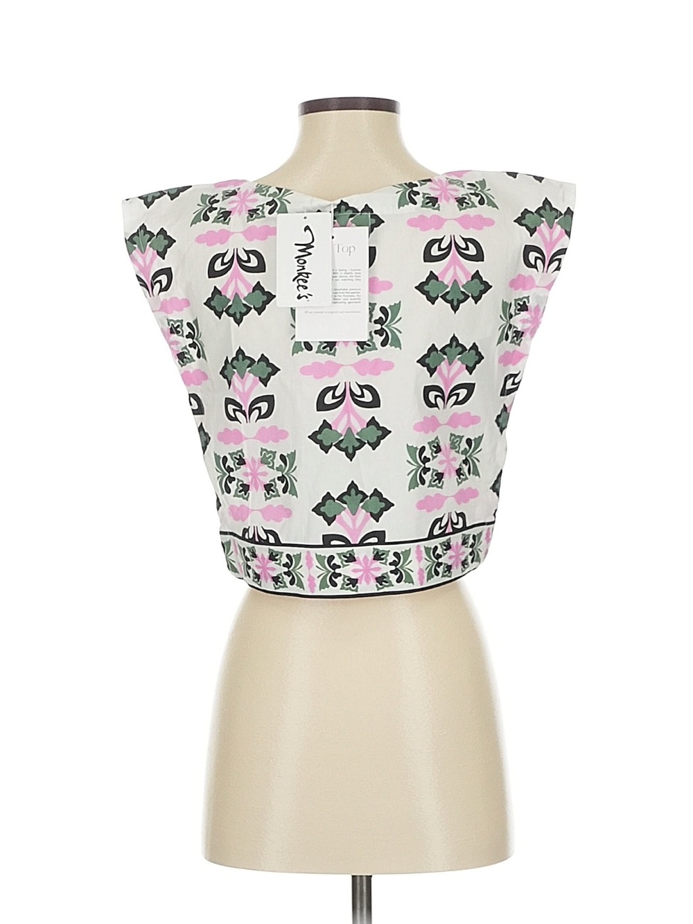 Beyond by Vera  Piper Top - Papillon Moss - Picture 6 of 6